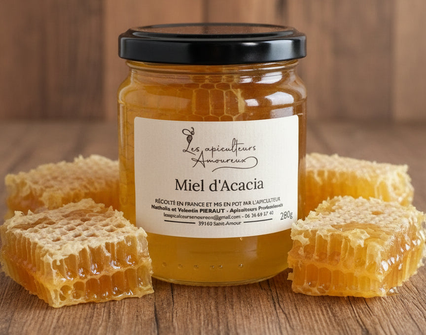 Miel d'Acacia et rayon